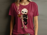 Skeleton Coffee and Black Cat Tee thumbnail 5