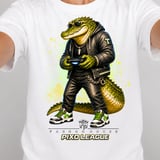 Crocodile Gamer Shirt for Toddler, Funny Virtual Reality Gaming Tee, Kids Birthday Gift, Pixo League by Farron House thumbnail 16
