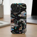 Mother of Pearl Phoenix Koi MagSafe® Phone Case thumbnail 2