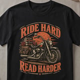 Ride Hard Read Harder Tee thumbnail 3