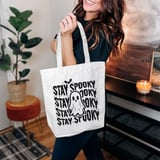 Stay Spooky Ghost Tote Bag thumbnail 6