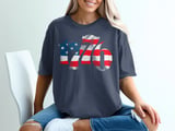 Vintage 1776 Distressed Flag Graphic Tee thumbnail 4