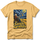 Gogh Granny ~ Comfort Colors Premium Tee thumbnail 7