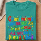 Grandmoms Have The Best Job Tee thumbnail 2