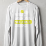 Pickleball Sport-Tek Long Sleeve Tee, Mom. Grandma. Pickleball Legend., UV Protection Sun Shield Shirt thumbnail 11