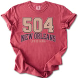 504 New Orleans Louisiana Tee thumbnail 4