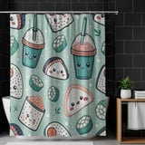 Sweet Sushi & Boba Kawaii Digital Design Size Bundle Png thumbnail 10
