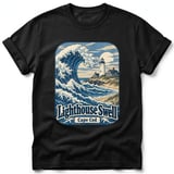 Lighthouse Swell ~ Comfort Colors Premium Tee thumbnail 1