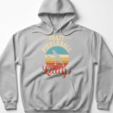 Pickleball Gildan Fleece Hoodie, Crazy Pickleball Lady Vintage Silhouette, Warmup Match Court Pullover thumbnail 2