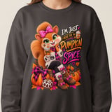 Pumpkin Spice Sally the Squirrel Sweatshirt thumbnail 12