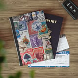 Vintage Travel Stamps Passport Cover thumbnail 4