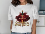 Cancer fighting t-shirt, Warrior T-Shirt, Sword design, Cancer picked wrong warrior, Fighter Gift, Survivor shirt, Gift for Warrior thumbnail 7