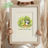 Lettuce Be Friends Clipart thumbnail 6