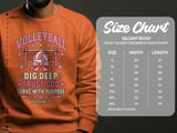 Dig Deep Trust God Volleyball Tee or Sweatshirt thumbnail 21