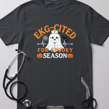 EKG-Cited For Spooky Season Tee thumbnail 1