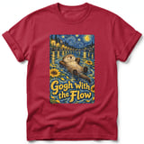 Gogh With the Flow ~ Comfort Colors Premium Tee thumbnail 2