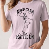 Keep Calm and Rattle On Tee thumbnail 6