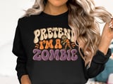 Pretend I'm A Zombie Tee thumbnail 14