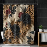 Digital Leopard Print Bundle, Rose Flower Pattern, Printable Digital, Floral Fabric Design, Trendy Leopard Print, Seamless Leopard Pattern thumbnail 12
