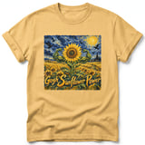 Gogh Sunflower Power ~ Comfort Colors Premium Tee thumbnail 7
