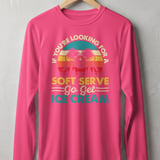 Pickleball Sport-Tek Long Sleeve Tee, If You're Looking For A Soft Serve Go Get Ice Cream, Sun Shield Shirt thumbnail 2