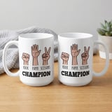 Rock Paper Scissors Champion Mug – Funny Gift thumbnail 2