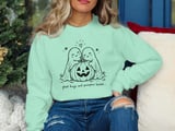 Ghost Hugs and Pumpkin Kisses Tee or Sweatshirt thumbnail 16