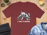 I Eat I-Beam absurd brain rot Cat Tee thumbnail 5