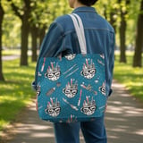 Art Supplies Tough Cases Tote Bag Throw Pillow: Student Teacher Back to School thumbnail 2