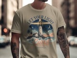 Let Your Light Shine Matthew 5:16 T-Shirt | Christian Lighthouse Verse Tee, Spiritual Faith Gift, Inspirational Apparel thumbnail 12