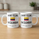 Funny Colombian Gift Mug – I'm Not Yelling thumbnail 4