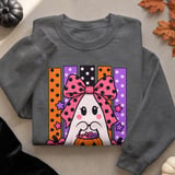 Pink Bow Halloween Ghost Tee or Sweatshirt thumbnail 18