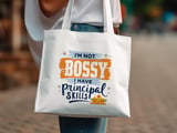 Principal Skills Digital Art, Funny Principal Quote Print, I'm Not Bossy Principal Gift, School Principal Decor, Digital Download PNG thumbnail 3