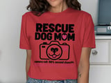 Rescue Dog Mom Tee thumbnail 2