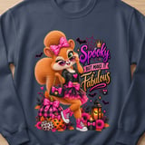 Spooky Fabulous Sally the Squirrel Sweatshirt thumbnail 4