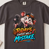 Content Was A Mistake Parker the Possum Tee thumbnail 12