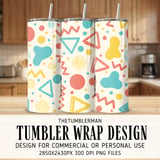 Digital Pattern Bundle, Abstract Shapes, Geometric Design, Colorful Pattern, Digital Paper Pack, Seamless Pattern, Scrapbook Paper thumbnail 2