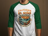California El Nino Survivor Long Sleeve Tee thumbnail 3