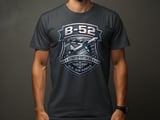 B-52 Stratofortress Shirt Air Force Bomber Graphic Tee Military Aviation Crest Gift for Veteran Pilot Vintage Bomber Airplane Top thumbnail 9