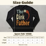 Pickleball Sport-Tek Performance Hood, The Dink Father, Lightweight Hoodie, Sun Defense Athletic Layer thumbnail 8