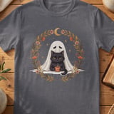 Cozy Ghost and Black Cat Tee thumbnail 4