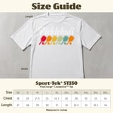 Pickleball Sport-Tek Performance Tee, Pickleball, Court Apparel Retro Paddle Graphic Athletic Shirt thumbnail 12