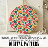 Digital Pattern, Digital Bundle, Abstract Art Print, Seamless Repeat Pattern, Colorful Shapes, Fabric Design, Commercial Use License thumbnail 3