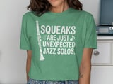 Clarinet Squeaks Are Just Unexpected Jazz Solos Tee thumbnail 8