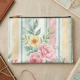 Watercolor Floral Laptop Sleeve, Romantic Peony Accessory Pouch, Shabby Chic Pastel Flower Tablet Case Gift for Her thumbnail 10