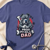 Proud Pit Bull Dad Tee | Pit Bull Dad Shirt | Pittie Dad Gift | Dog Dad Apparel thumbnail 11