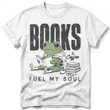 Books & Coffee Frog Tee thumbnail 9