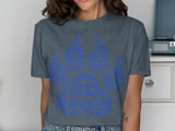 Music Notes Lion Paw Print Graphic T-Shirt thumbnail 11