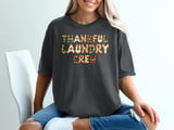 Thankful Laundry Crew Fall Holiday Graphic Tee thumbnail 1
