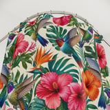 Hummingbird Oasis Botanical Shower Curtain thumbnail 6